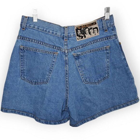 Gazoz Womens Blue Denim Cotton High Waisted Vintage Jean Shorts Size 11 - Picture 3 of 8